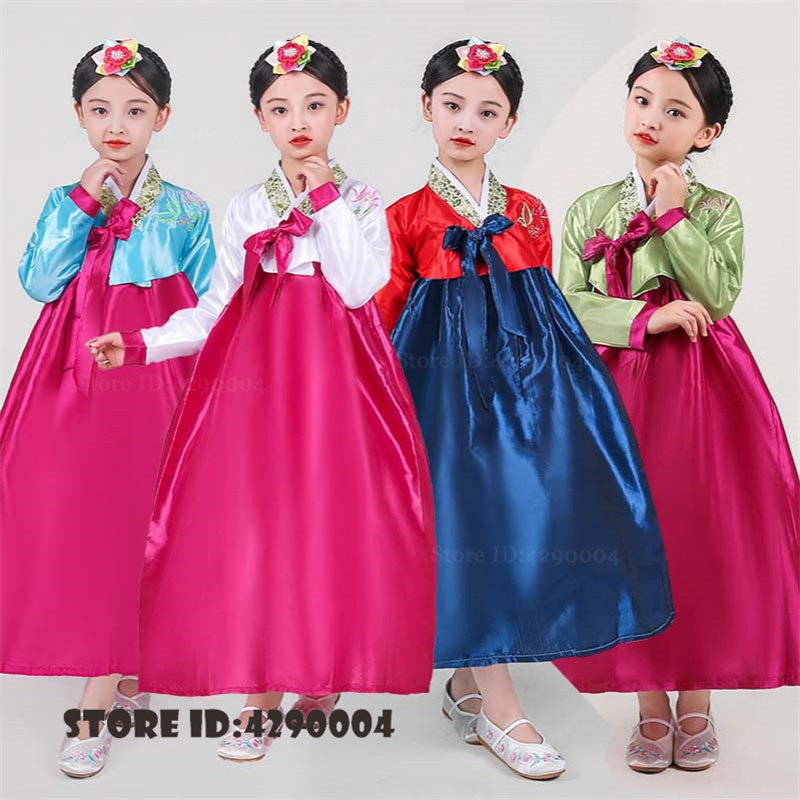 Korean Culture And Lifestyle - Traditionelles Hanbok-Kleid für Kinder, koreanisches Kostüm,
