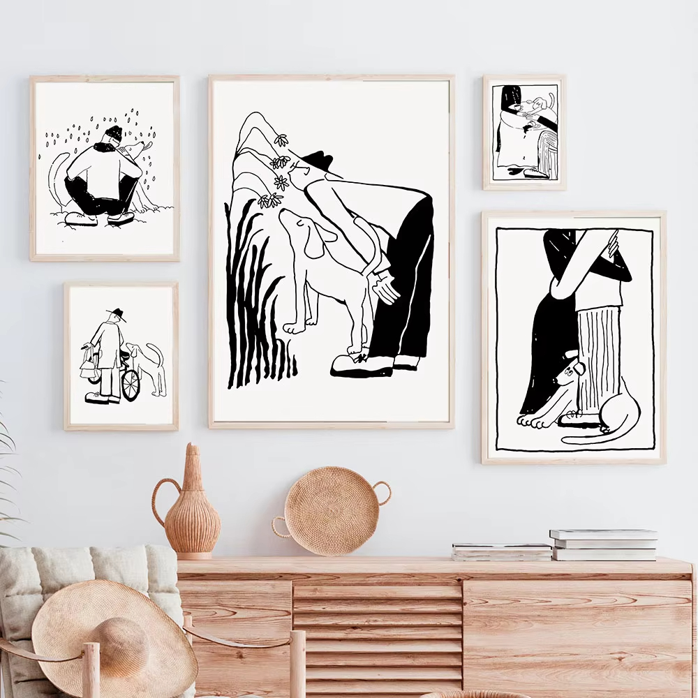 The Korean Lifestyle - Koreanisches Minimalistisches Lifestyle- und Liebesposter, Lustiges
