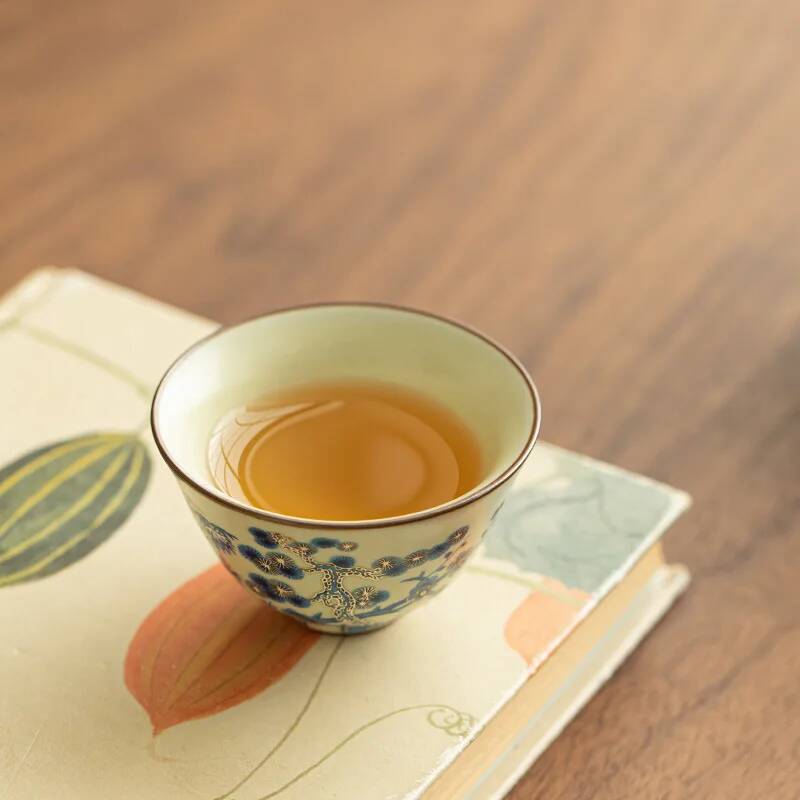 Blau-weiße Teetasse aus Kerami – Celadon Ceramic Cup Bewertung und Preis