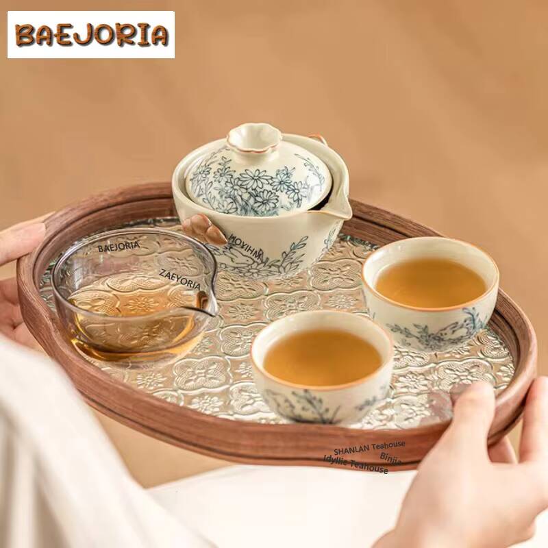 Niedliches Hasen-Sonnenblumen- – Korean Tea Set Bewertung und Preis