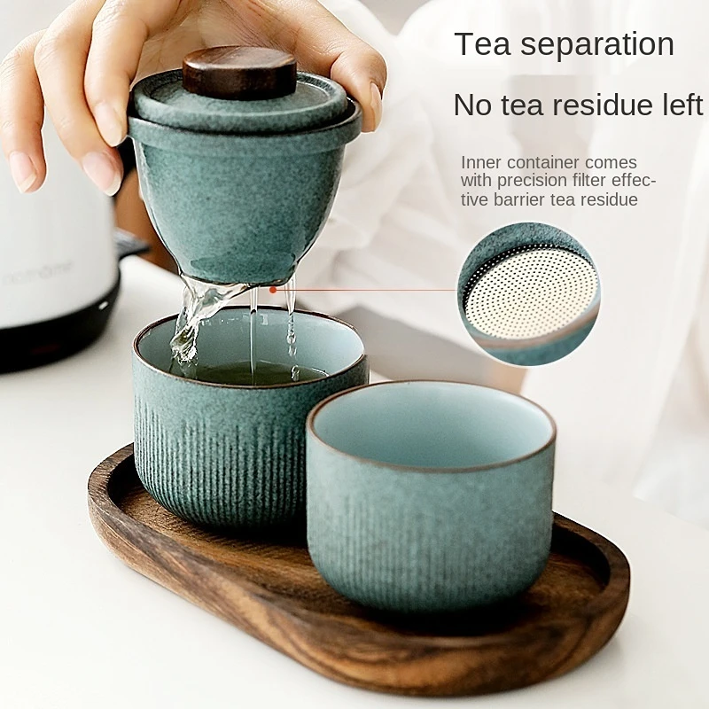 Reise Kung Fu Tee-Set Outdoor  – Korean Tea Set Bewertung und Preis