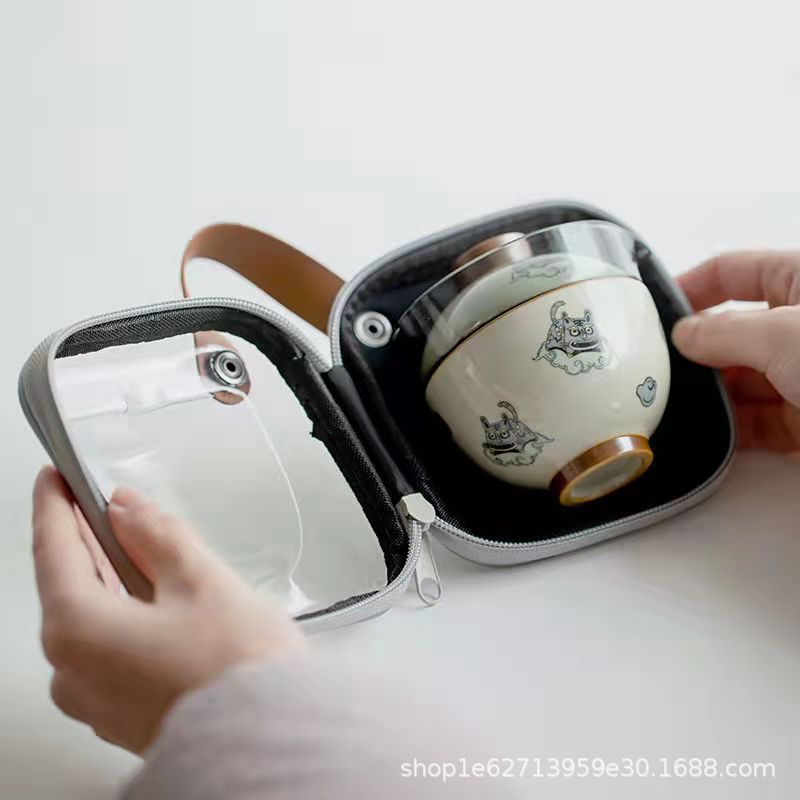 Reise Tee-Set Portable Tasche  – Korean Tea Set Bewertung und Preis